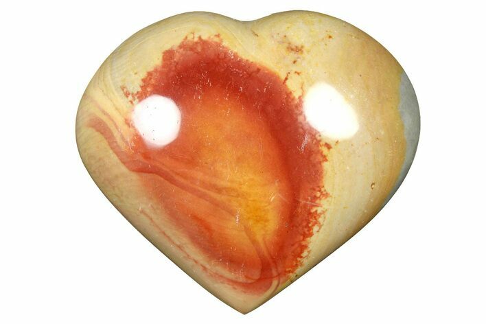 Wide, Polychrome Jasper Heart - Madagascar #277943